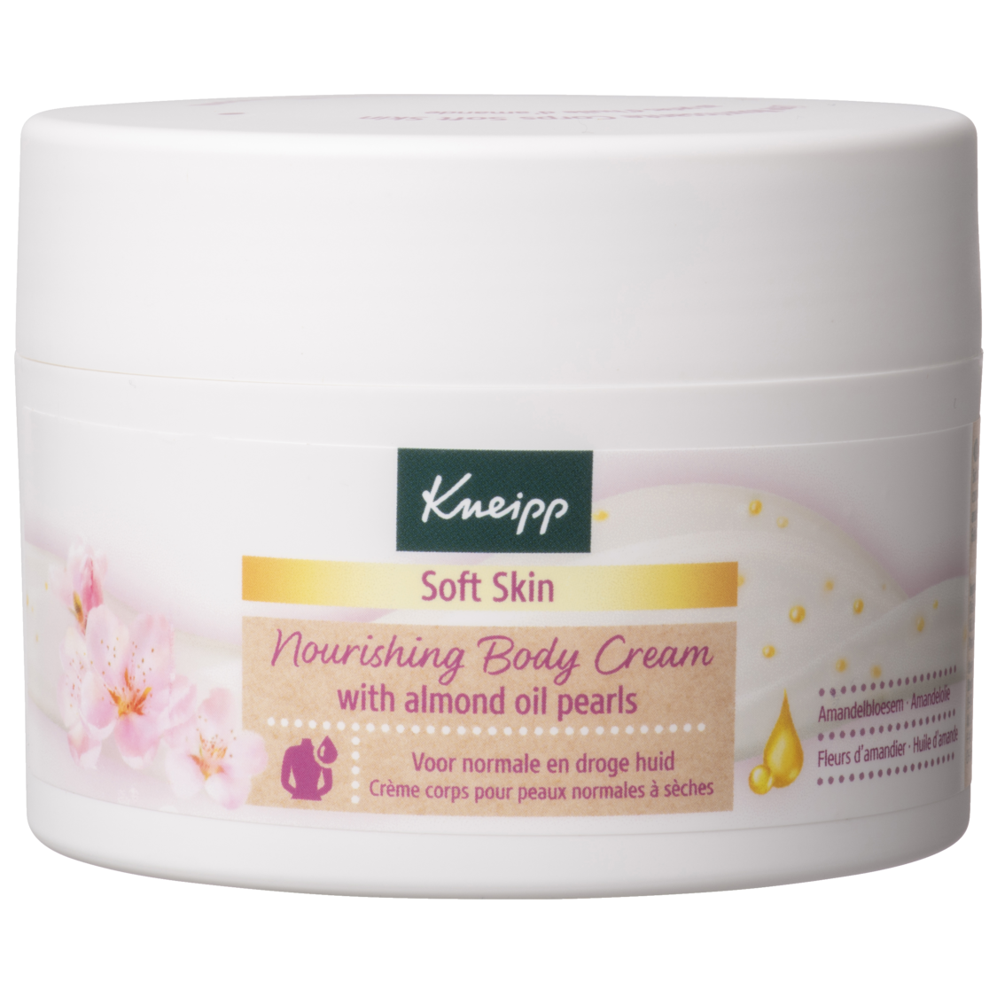 Body creme met amandelolieparels Soft Skin - Vooraanzicht
