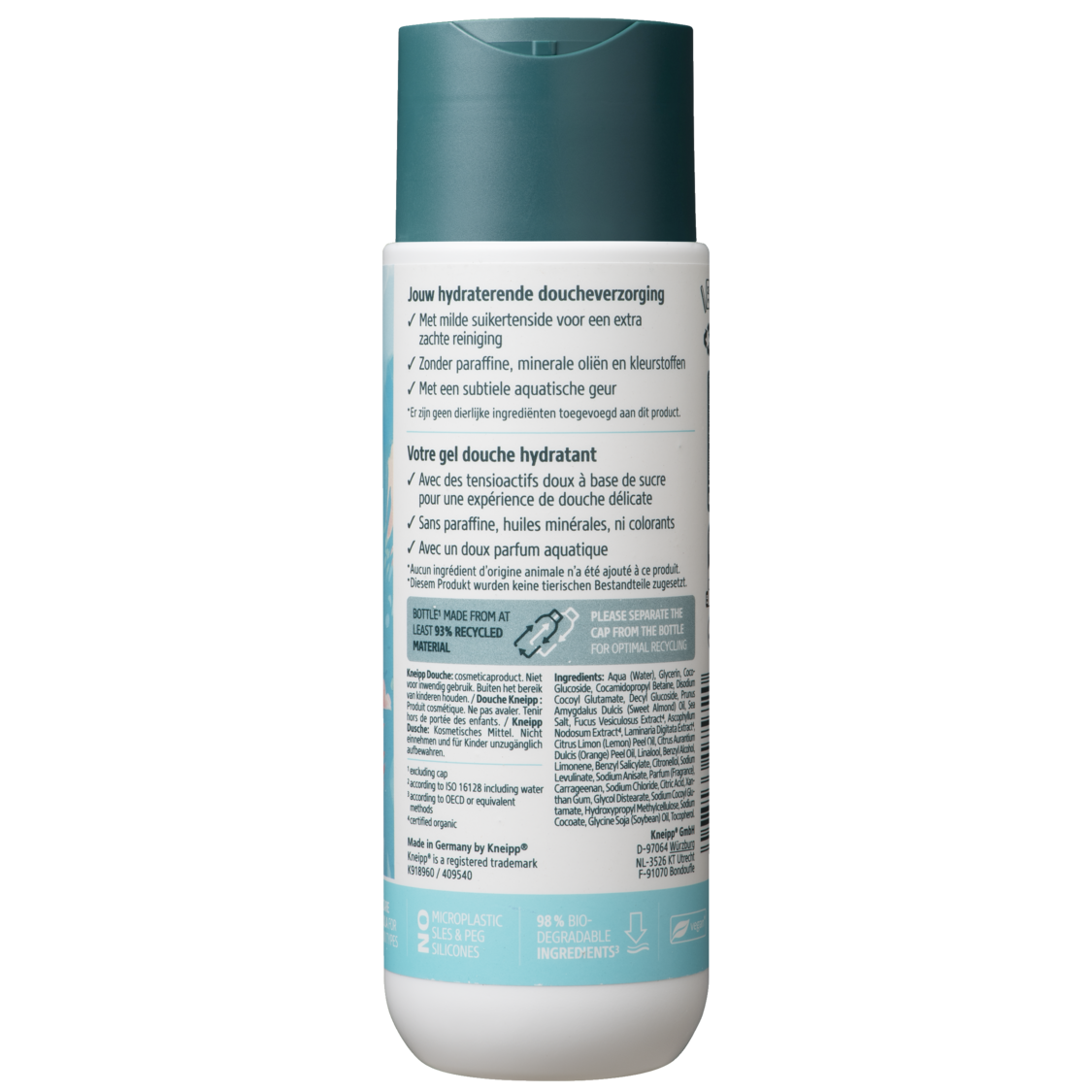 Douchegel Clean Beauty Algen-Zeezout - Achteraanzicht