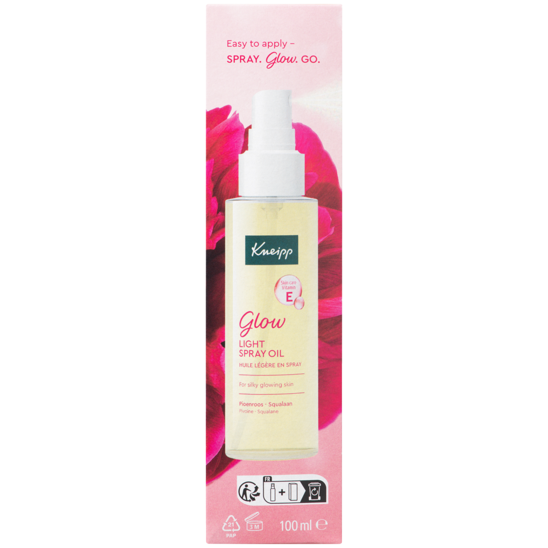 Huidolie Glow Light Spray  - Rechterzijaanzicht