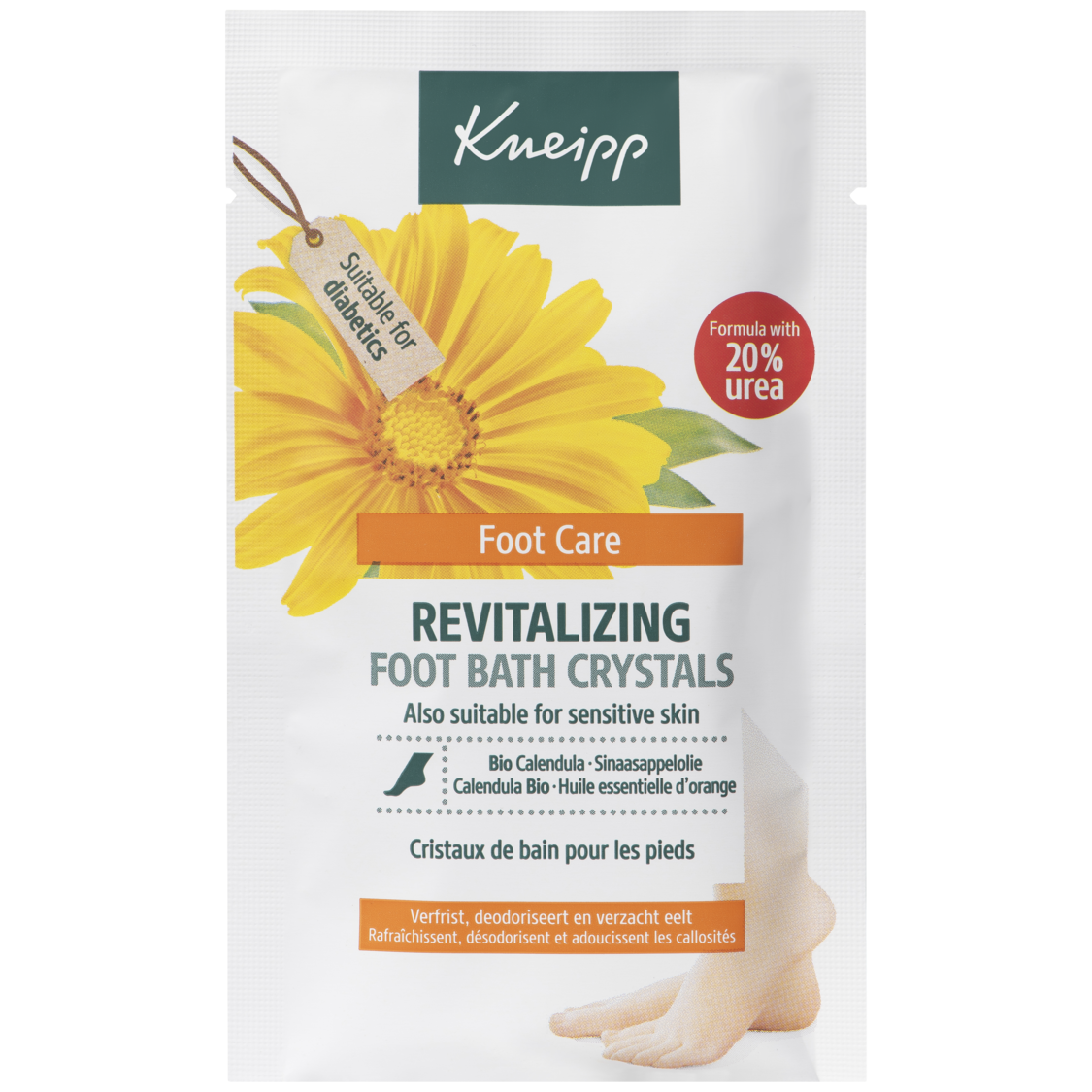 Voetbadkristallen Revitalizing  - Vooraanzicht