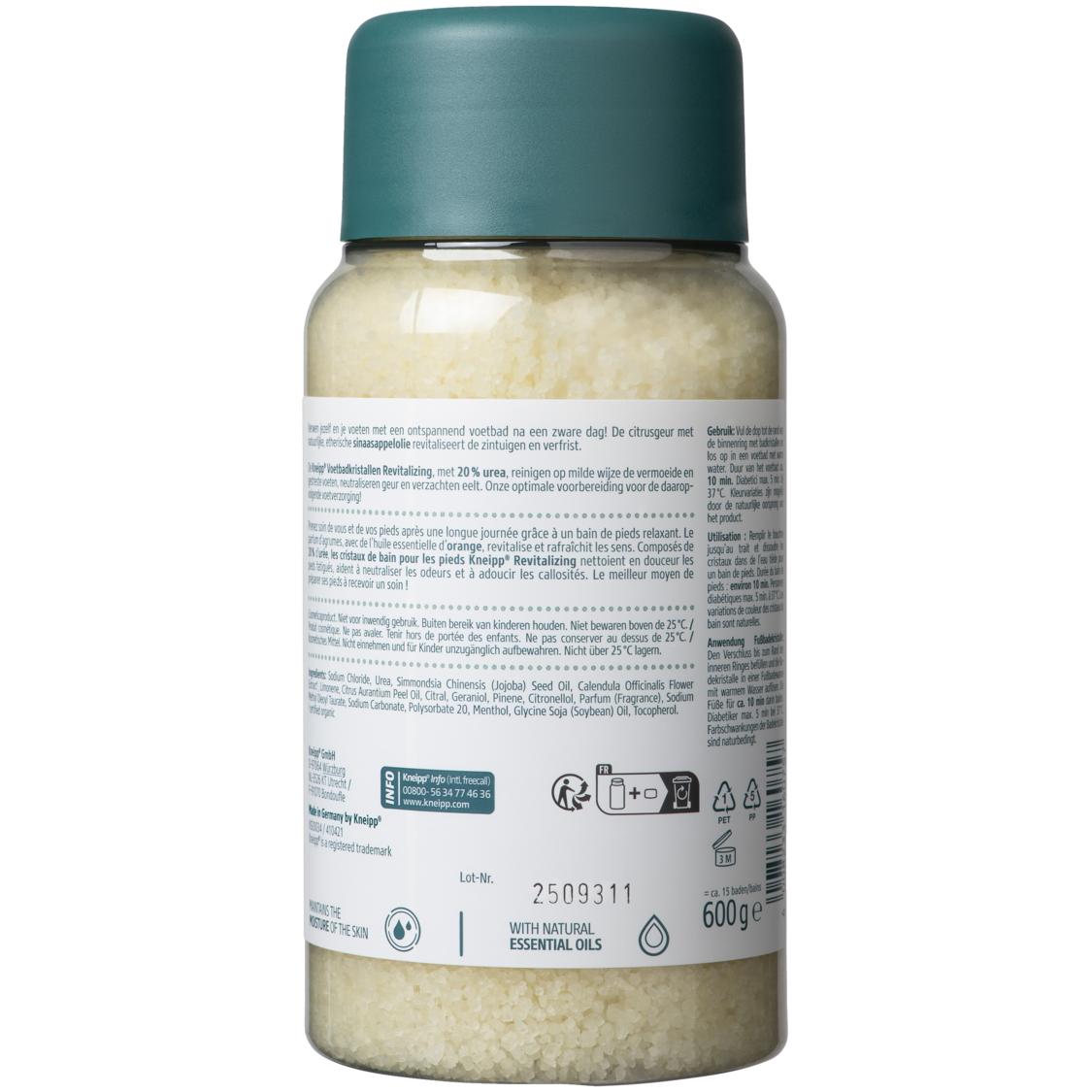 Voetbadkristallen Revitalizing - Achteraanzicht