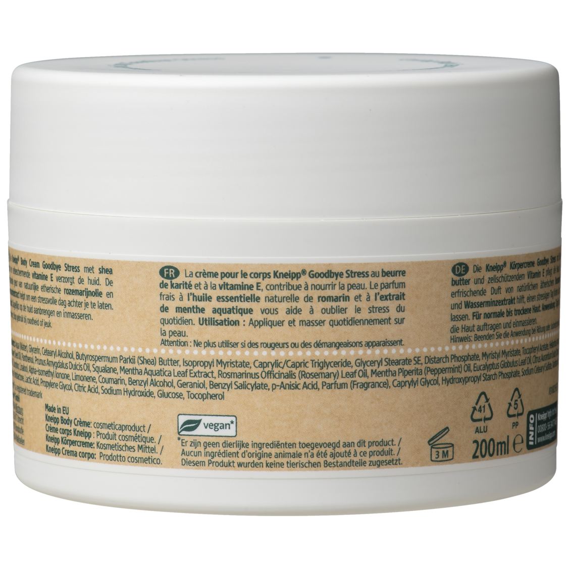 Bodycr&egrave;me Goodbye Stress - Achteraanzicht