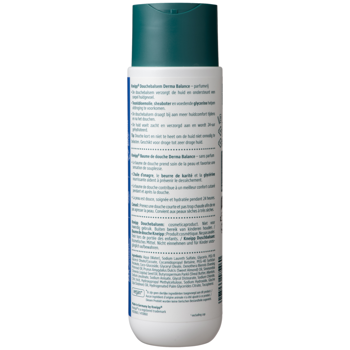 Douchebalsem Derma Balance  - Linkerzijaanzicht