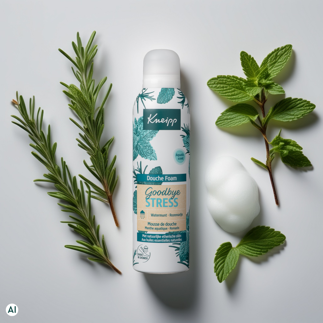 Douche foam Goodbye Stress - Achteraanzicht