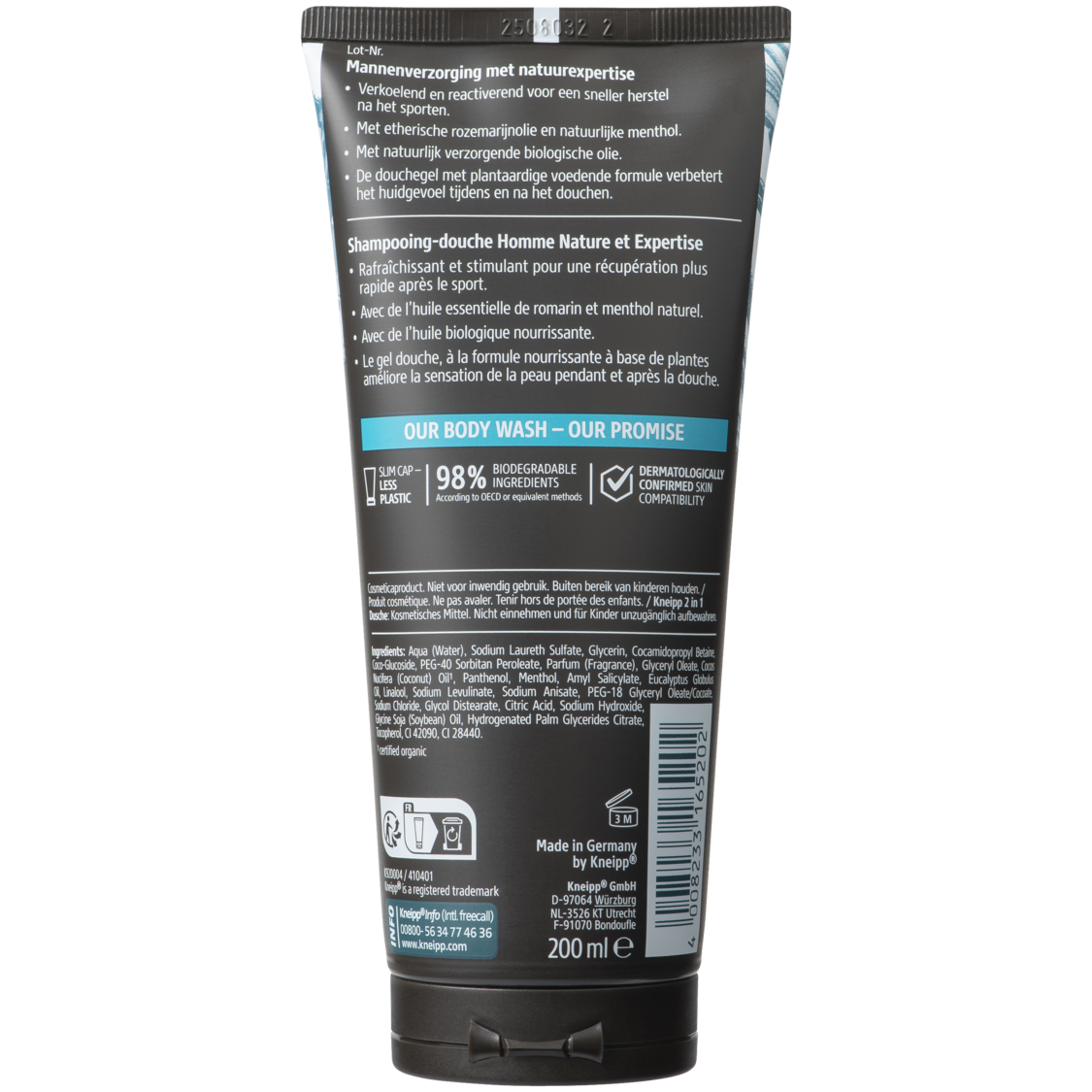 2-in-1 Men Douchegel & Shampoo Sport - Achteraanzicht
