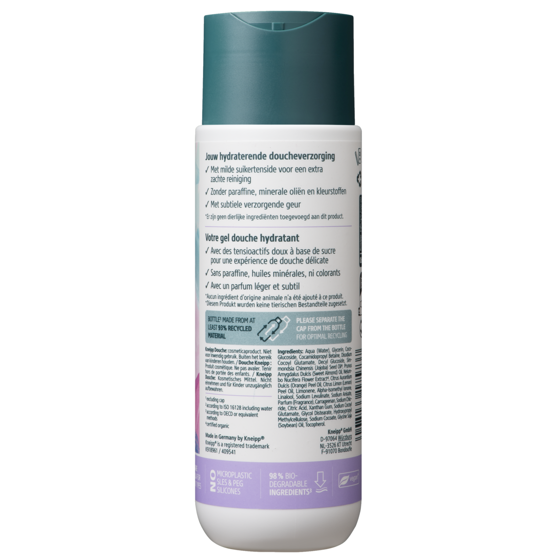 Douchegel Clean Beauty Lotus-Jojoba - Achteraanzicht