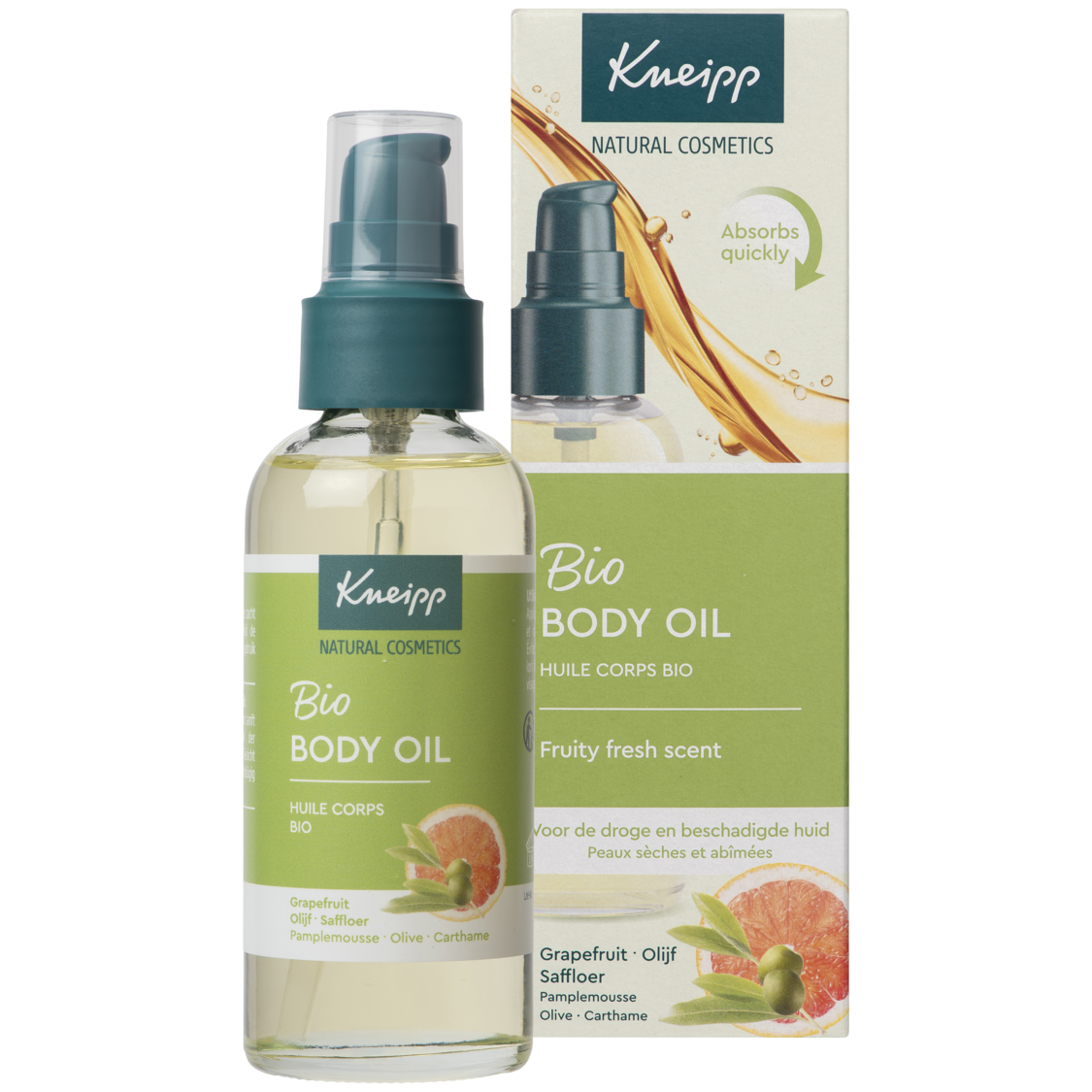 Huidolie bio - Vooraanzicht