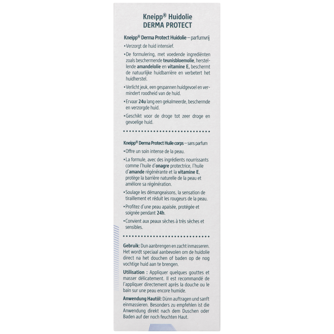 Huidolie Derma Protect - Achteraanzicht