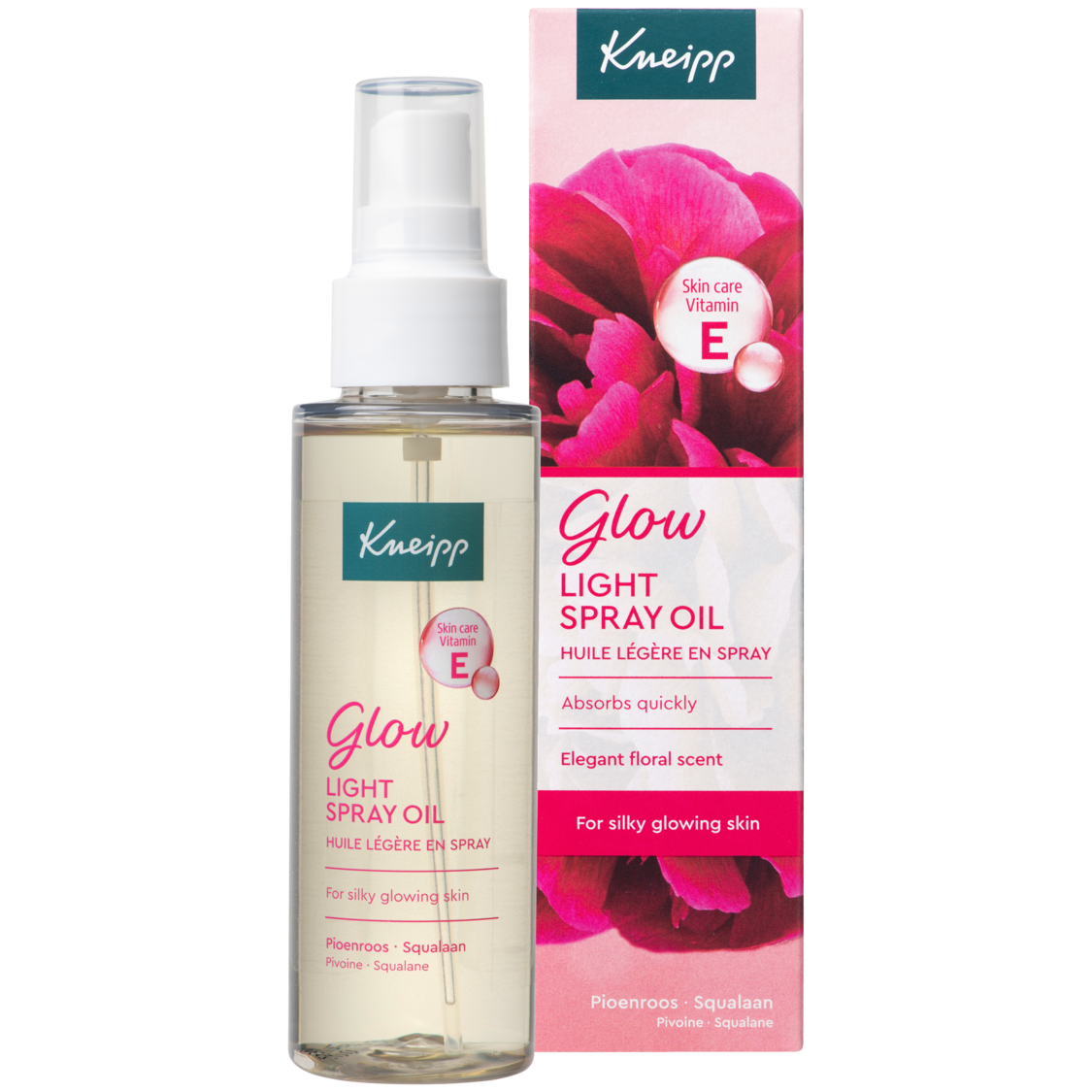 Huidolie Glow Light Spray  - Vooraanzicht