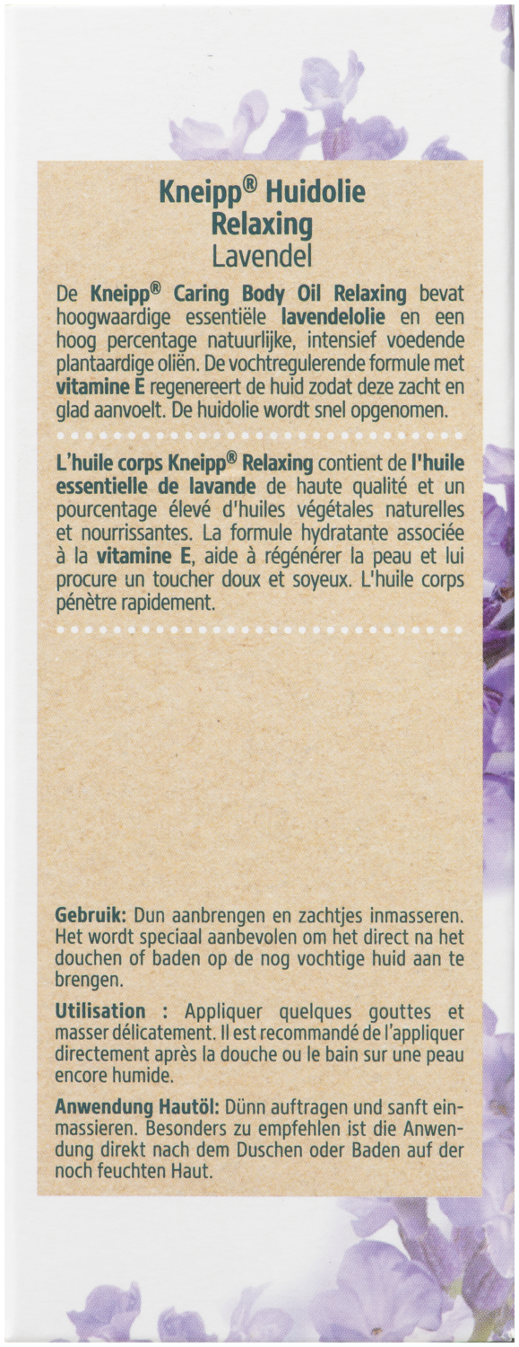 Huidolie Relaxing - Achteraanzicht