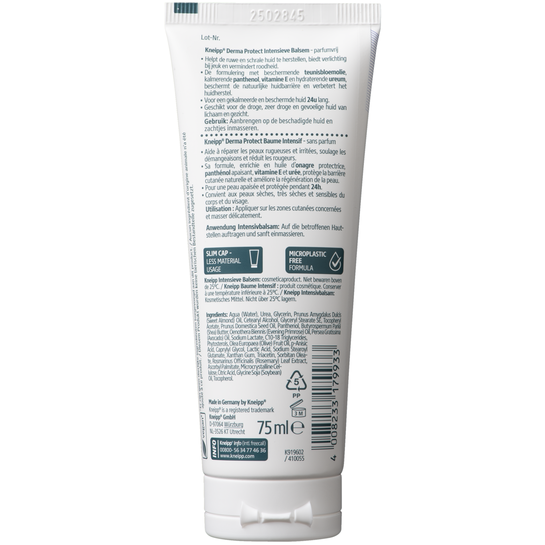 Intensive Balm Derma Protect - Linkerzijaanzicht