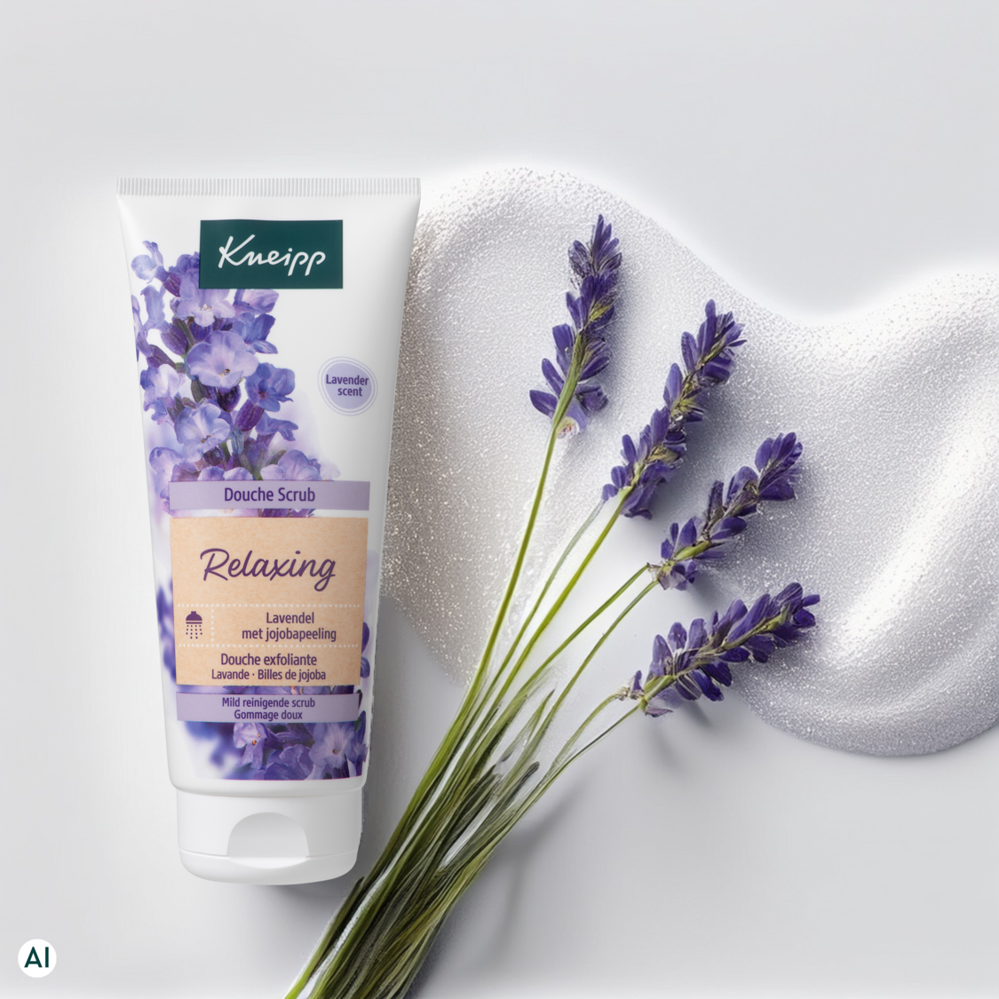 Douche scrub Relaxing - Achteraanzicht