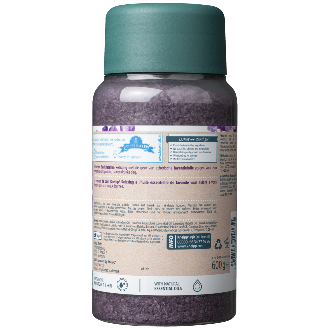 Badkristallen Relaxing  - Achteraanzicht