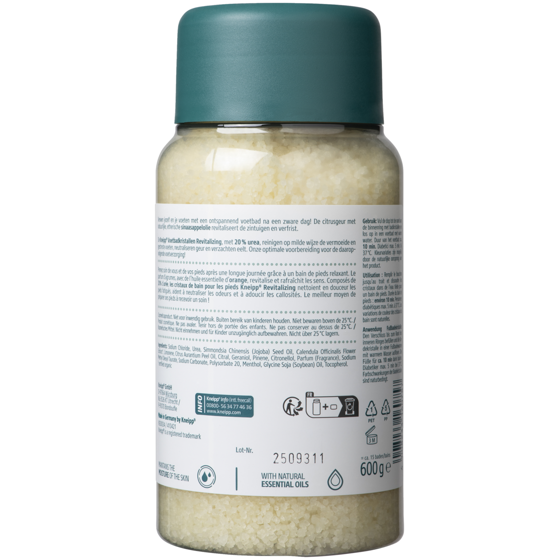 Voetbadkristallen Revitalizing - Achteraanzicht