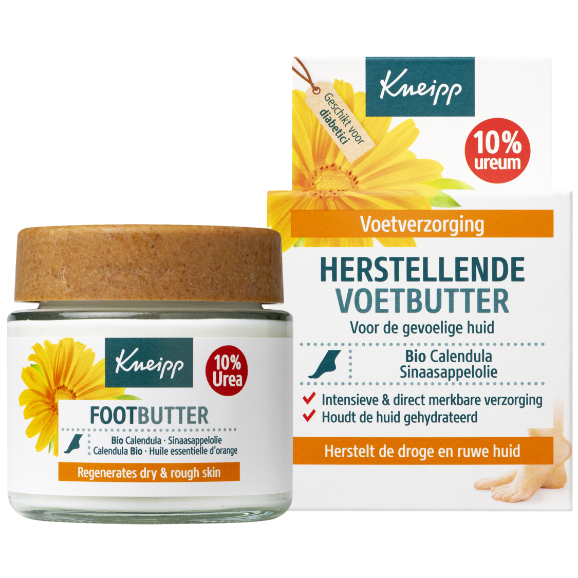 Voetbutter - Vooraanzicht