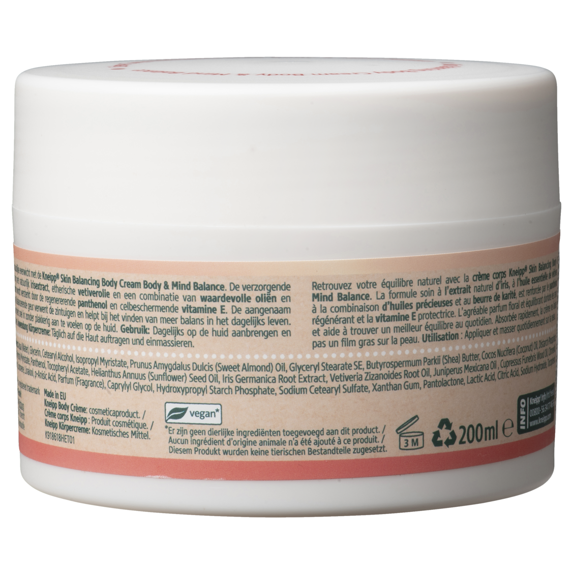 Bodycr&egrave;me Body & Mind Balance - Achteraanzicht