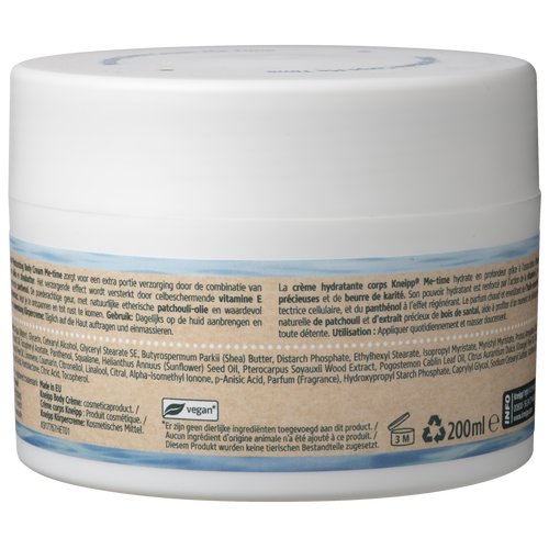 Bodycrème Me-Time - Achteraanzicht