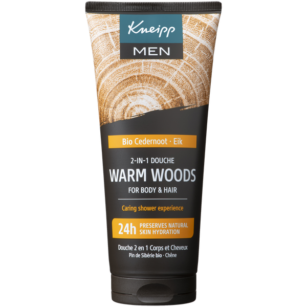 2-in-1 Men Douchegel & Shampoo Warm Woods 