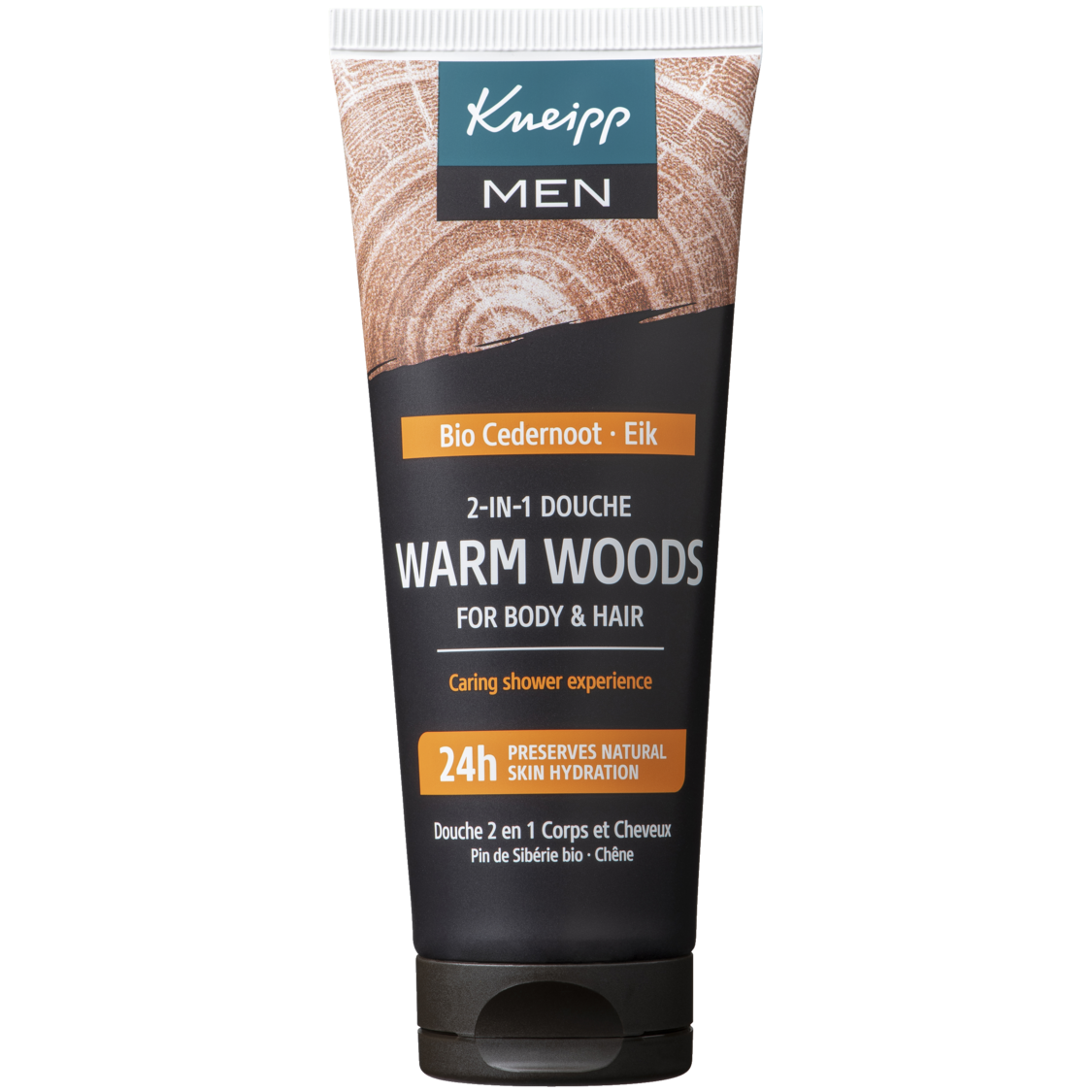 Mini 2-in-1 Men Douchegel & Shampoo Warm Woods - Vooraanzicht