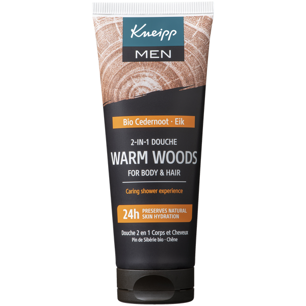 Mini 2-in-1 Men Douchegel & Shampoo Warm Woods
