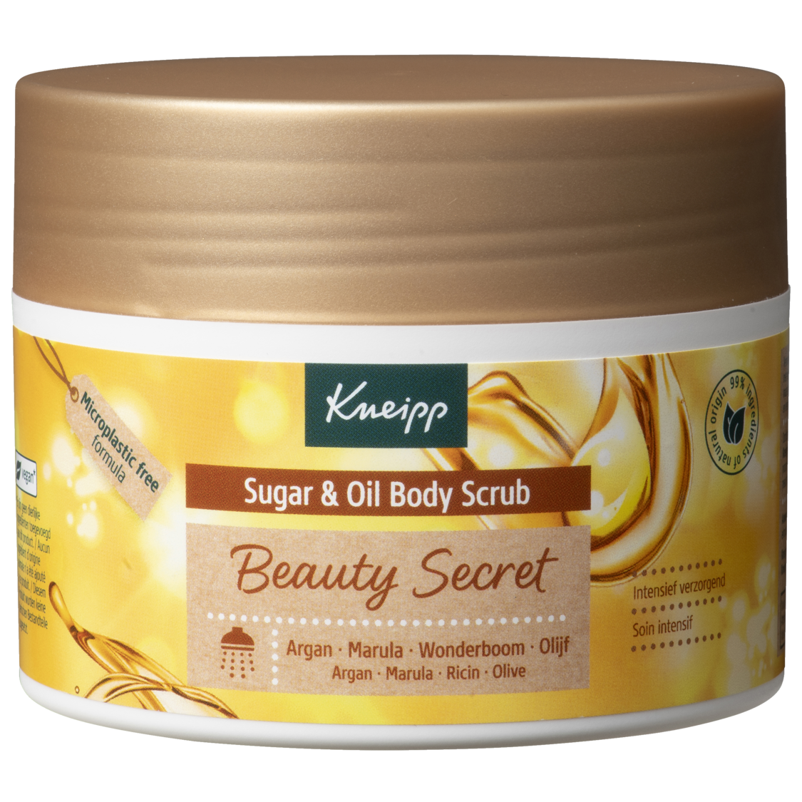 Body scrub Sugar en Oil Beauty Secret - Vooraanzicht