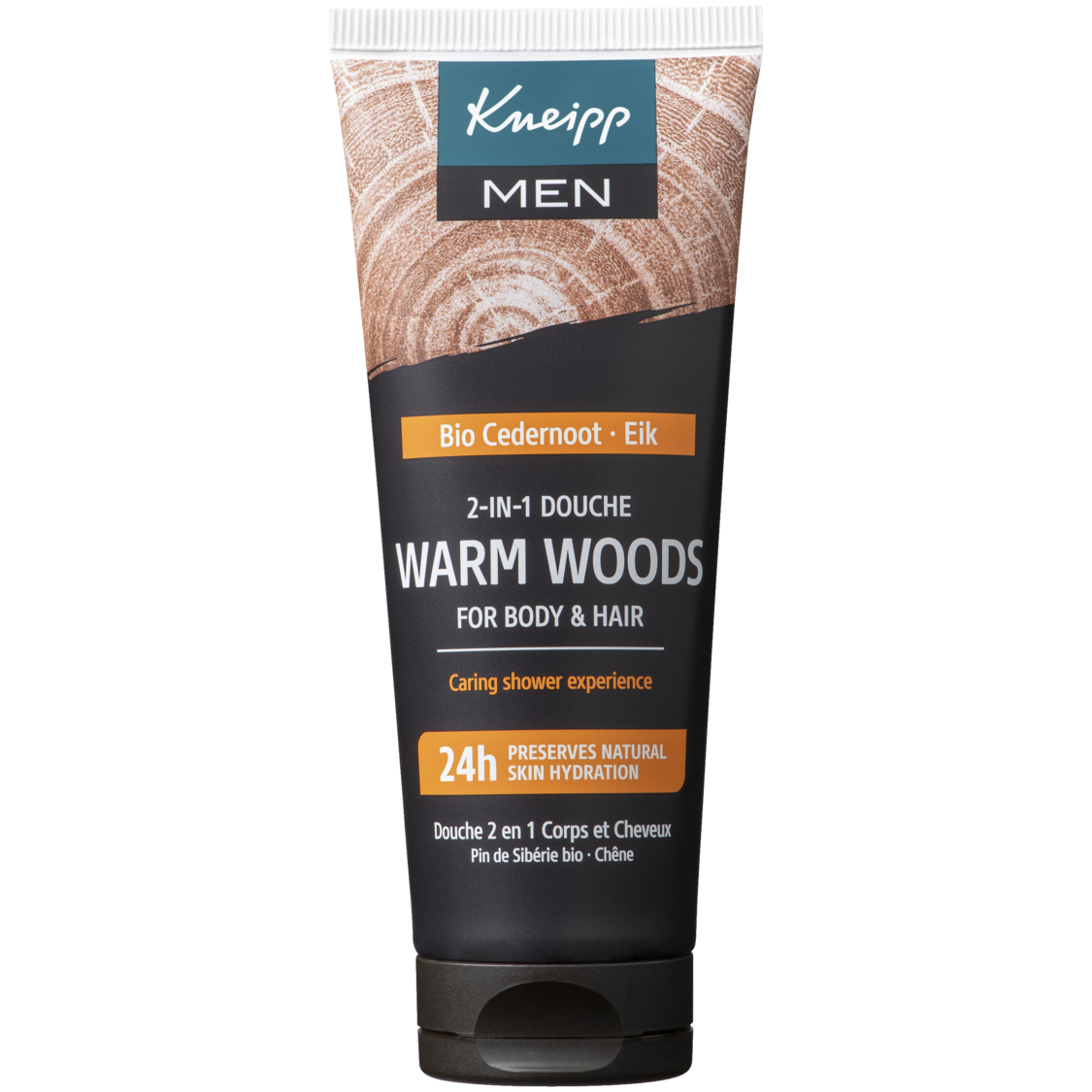 Mini 2-in-1 Men Douchegel & Shampoo Warm Woods - Vooraanzicht