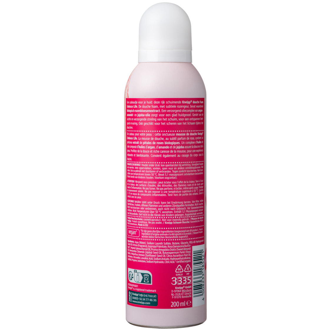 Douche foam Embrace Life - Achteraanzicht
