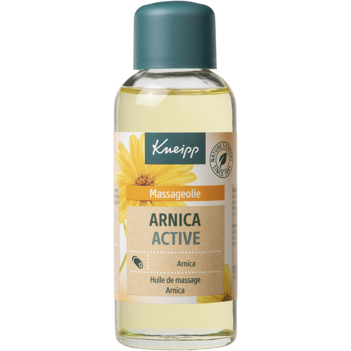 Massageolie Arnica Active - Linkerzijaanzicht