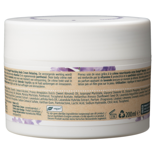 Bodycrème Relaxing - Achteraanzicht