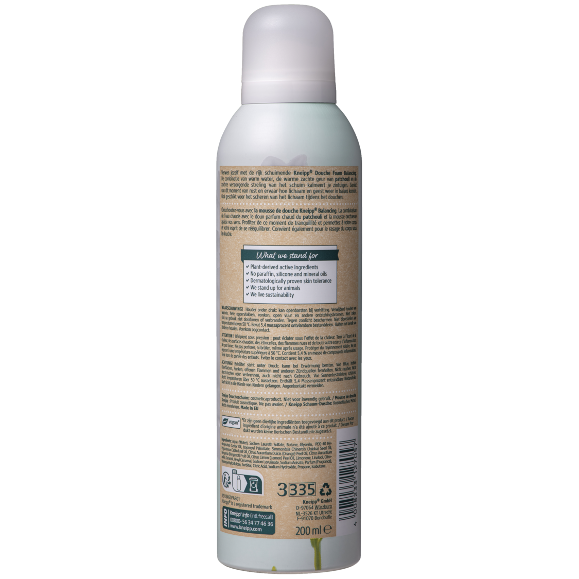 Douche foam Balancing - Achteraanzicht