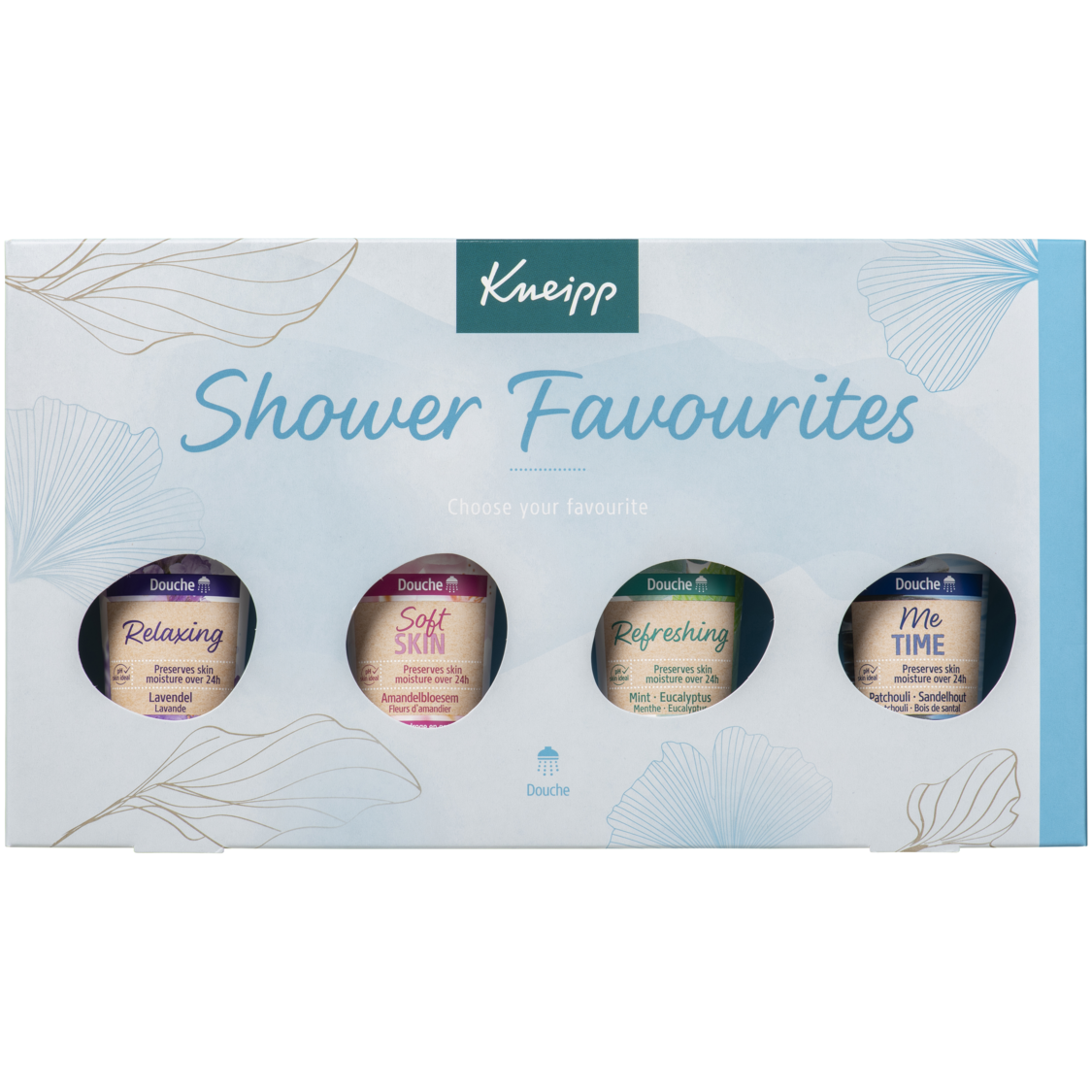 Geschenkset Shower Favourites - Linkerzijaanzicht