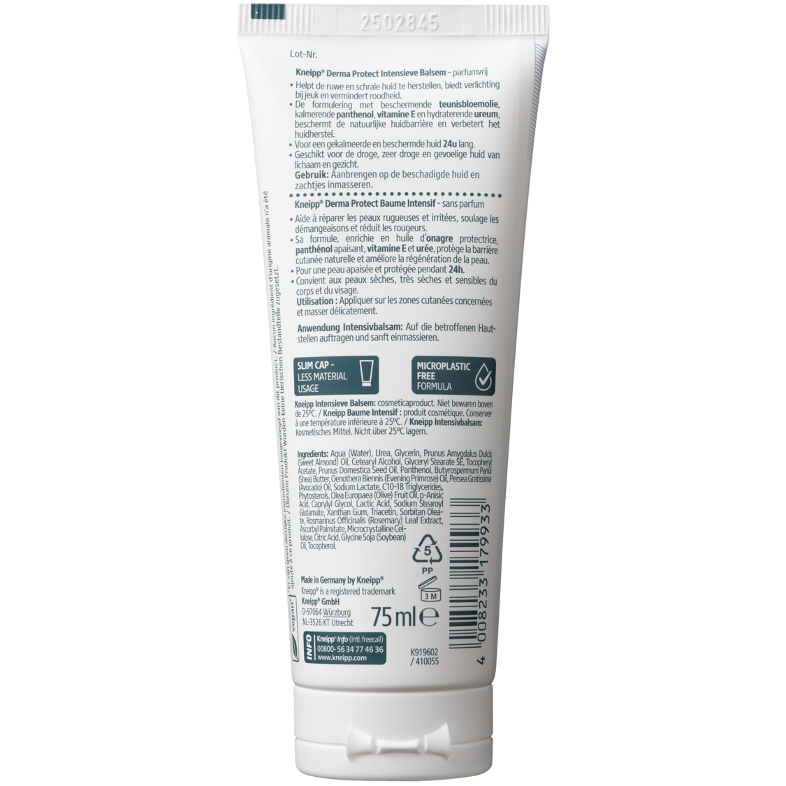 Intensive Balm Derma Protect - Linkerzijaanzicht