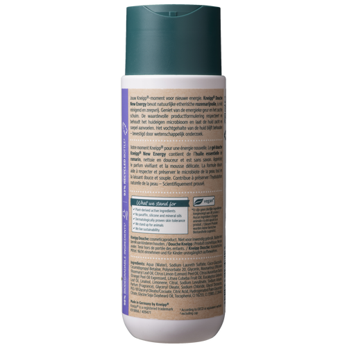 Douchegel New Energy - Linkerzijaanzicht