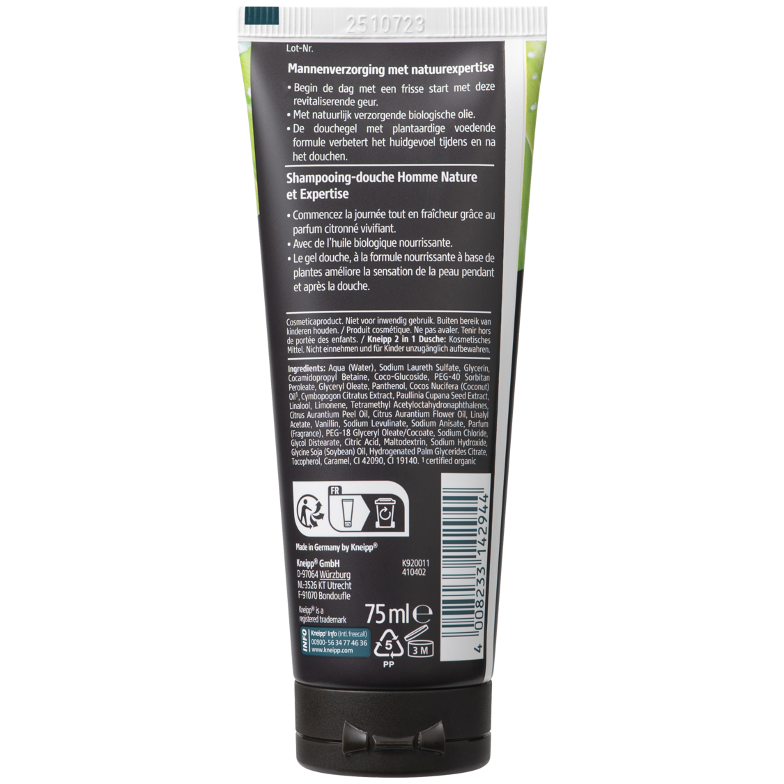 2-in-1 Men Douchegel & Shampoo Ready To Go - Achteraanzicht