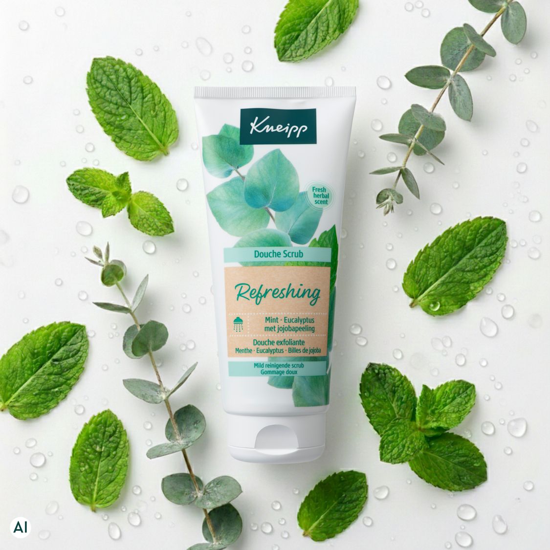 Douche scrub Refreshing - Achteraanzicht