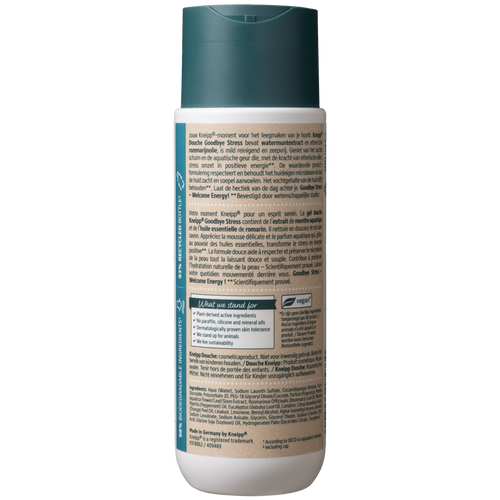 Douchegel Goodbye Stress - Linkerzijaanzicht