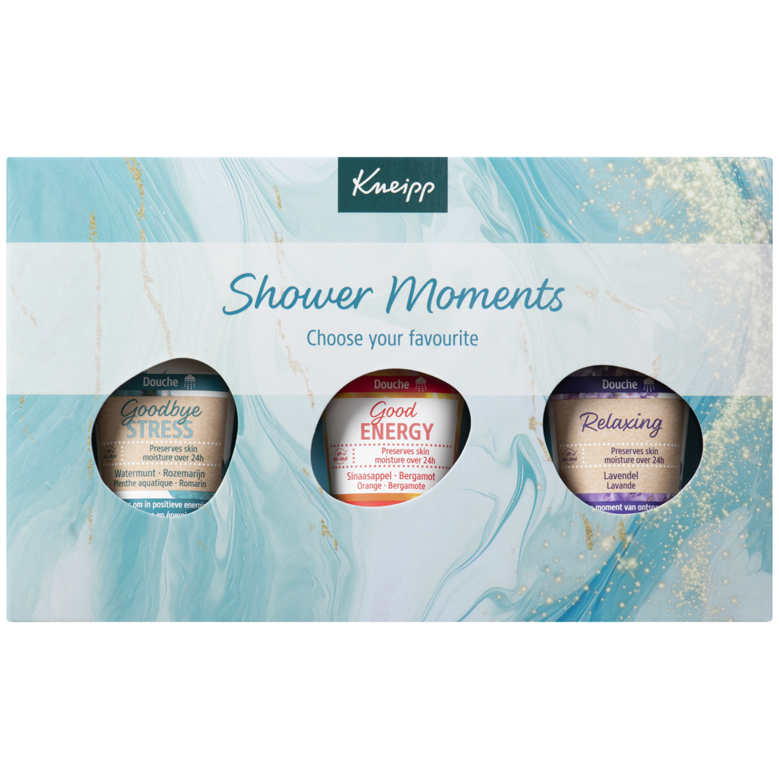 Giftset Shower Moments - Linkerzijaanzicht