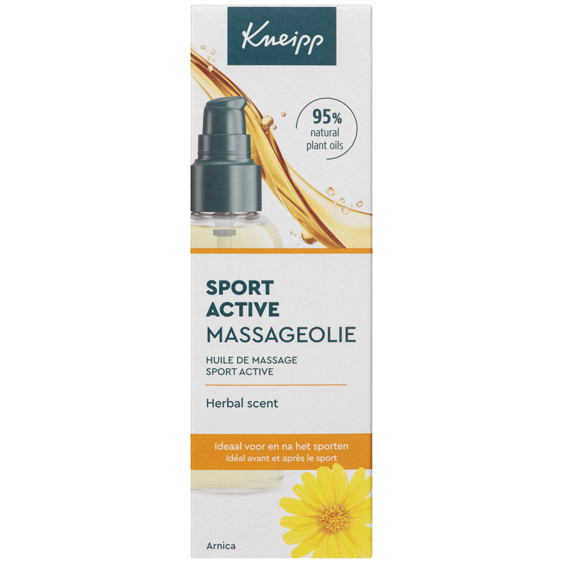 Massageolie Sport Active - Linkerzijaanzicht