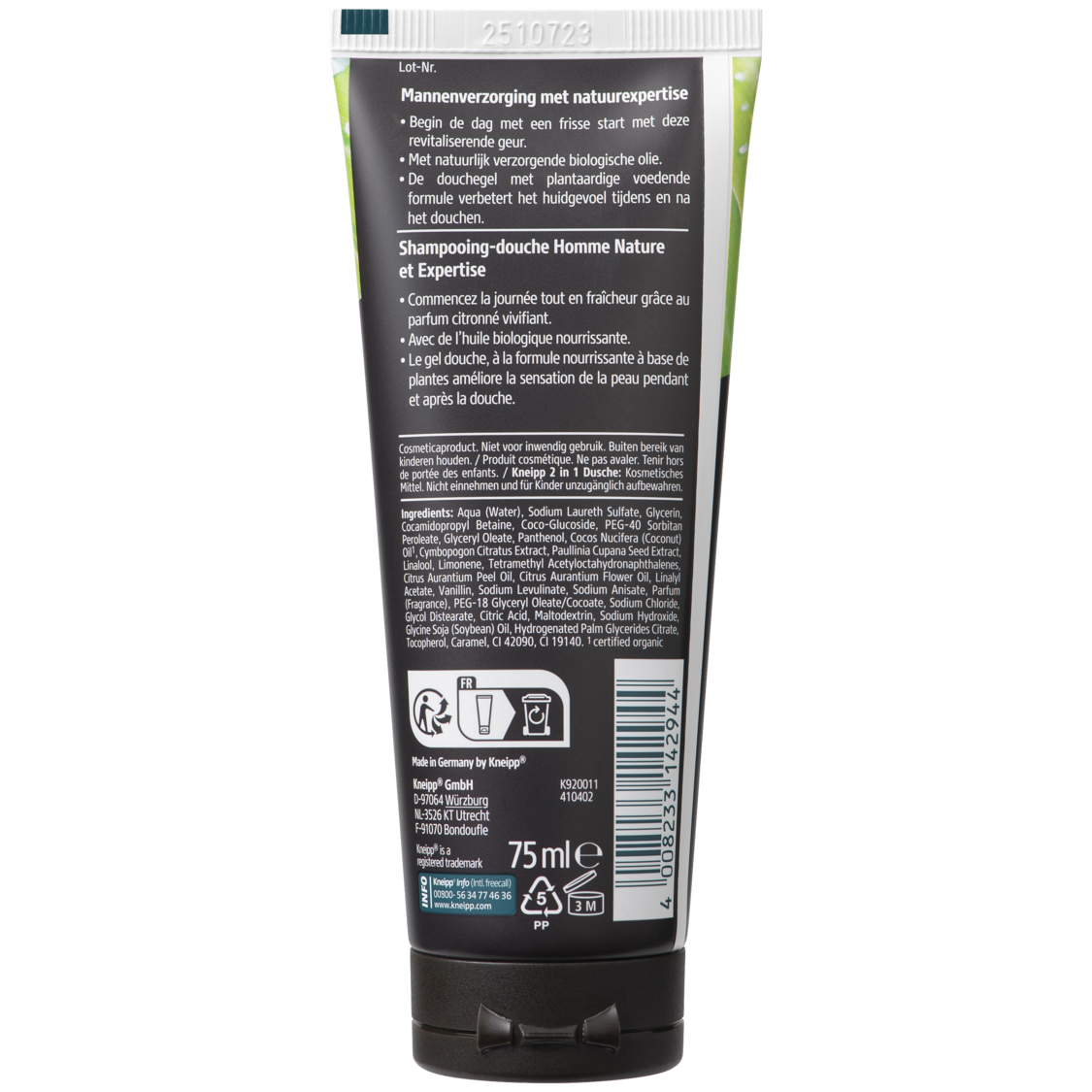 2-in-1 Men Douchegel & Shampoo Ready To Go - Achteraanzicht