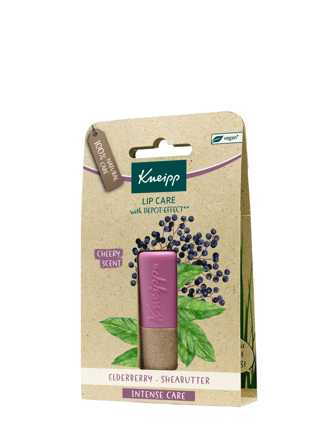 Balsam do ust Intensywna pielęgnacja Czarny bez - Widok z prawej