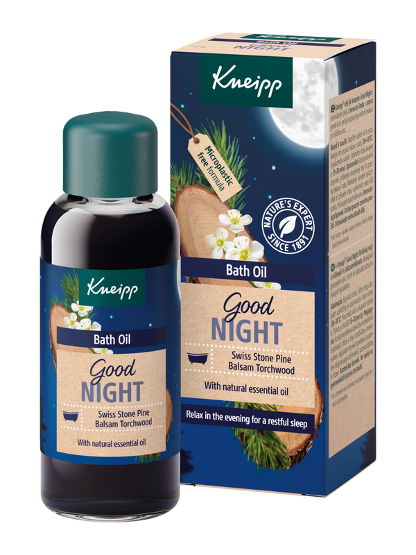 Olejek do kąpieli Good Night Szwajcarska pinia i Amyris