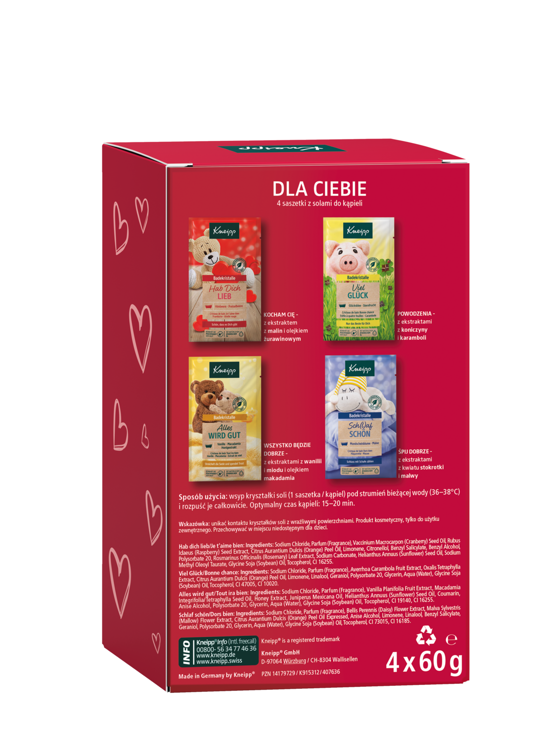 Zestaw prezentowy Dla Ciebie - Widok z tyłu