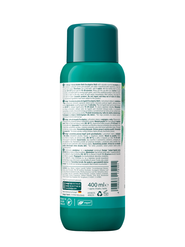Aromatyczna piana do kąpieli Eucalyptus Bath 