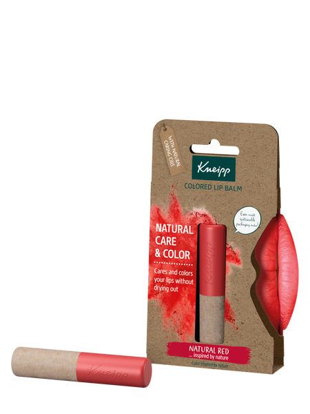 Koloryzujący balsam do ust Natural Red - Widok z przodu