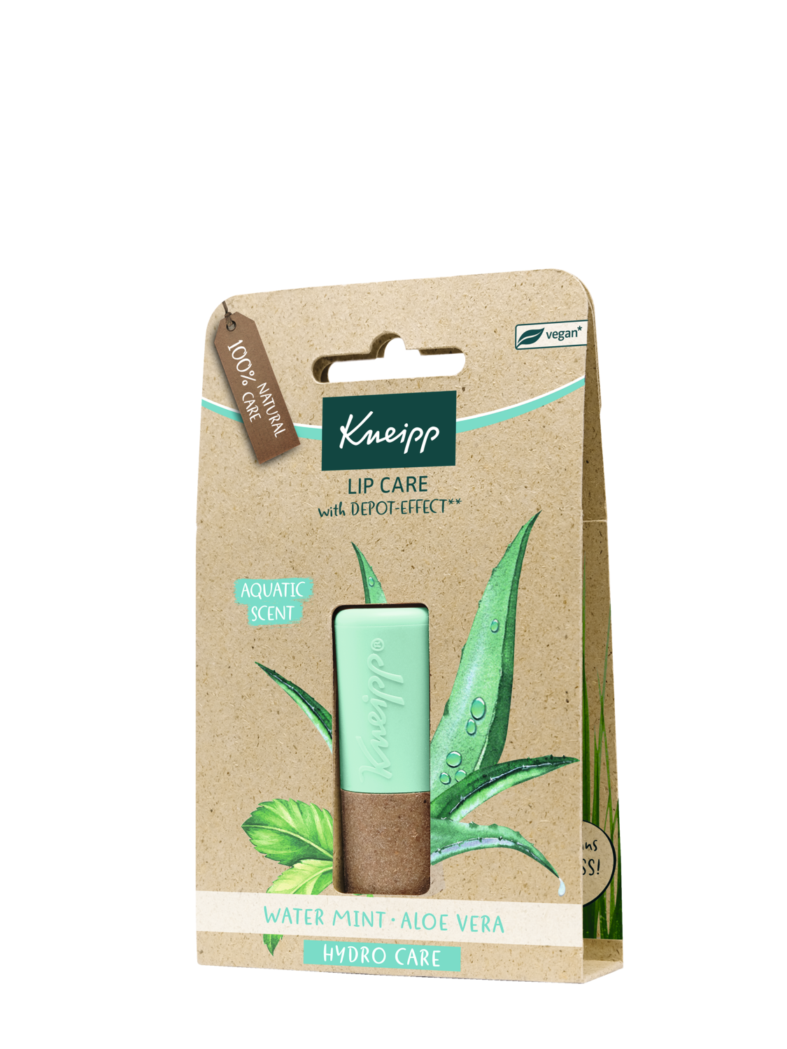 Balsam do ust Intensywne nawilżenie Aloes i Mięta - Widok z prawej