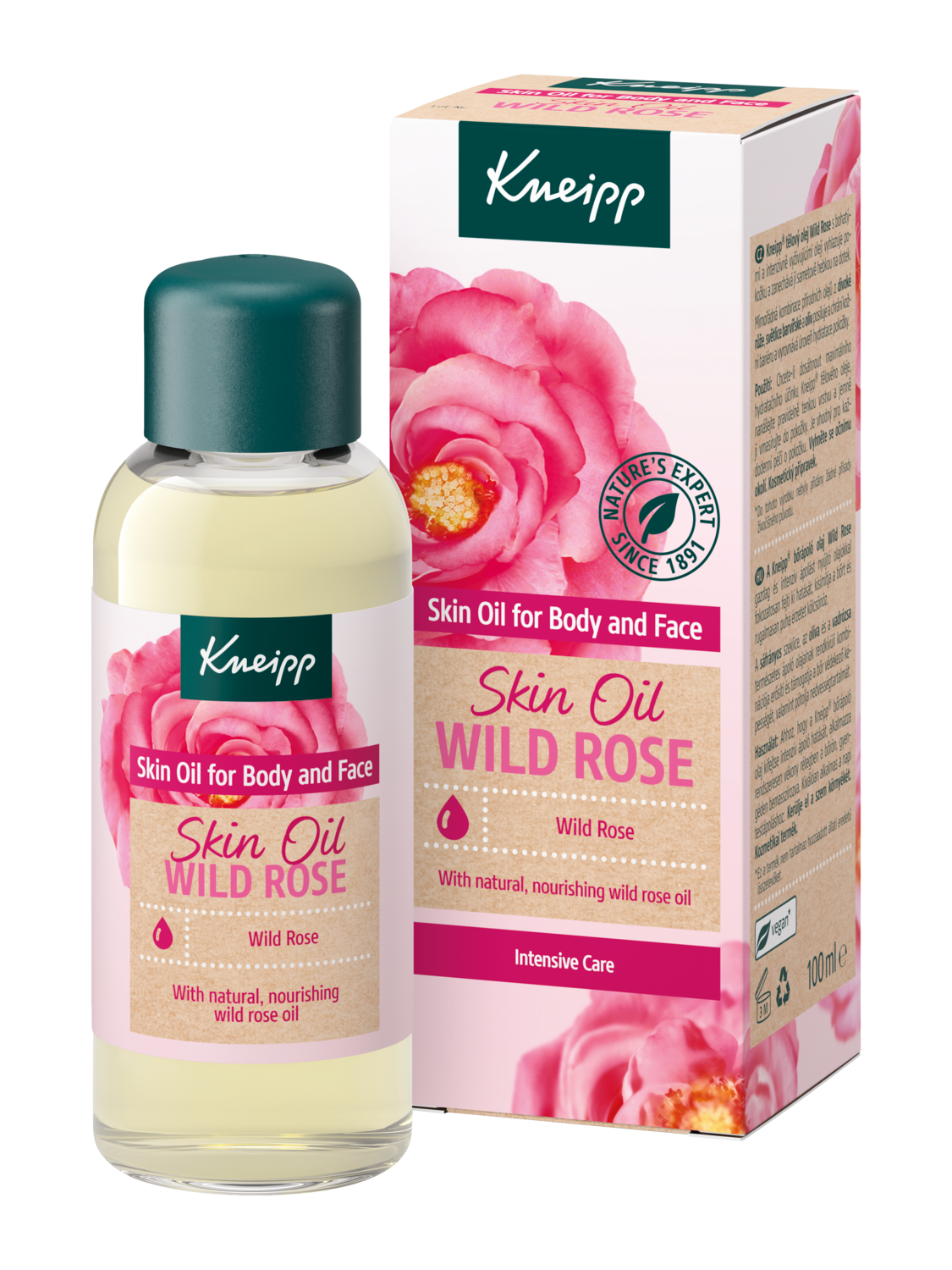 Olejek do ciała Beauty Oil R&oacute;ża - Widok z przodu