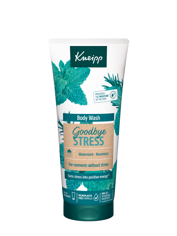 Pielęgnujący żel pod prysznic Goodbye Stress Rozmaryn i Mięta