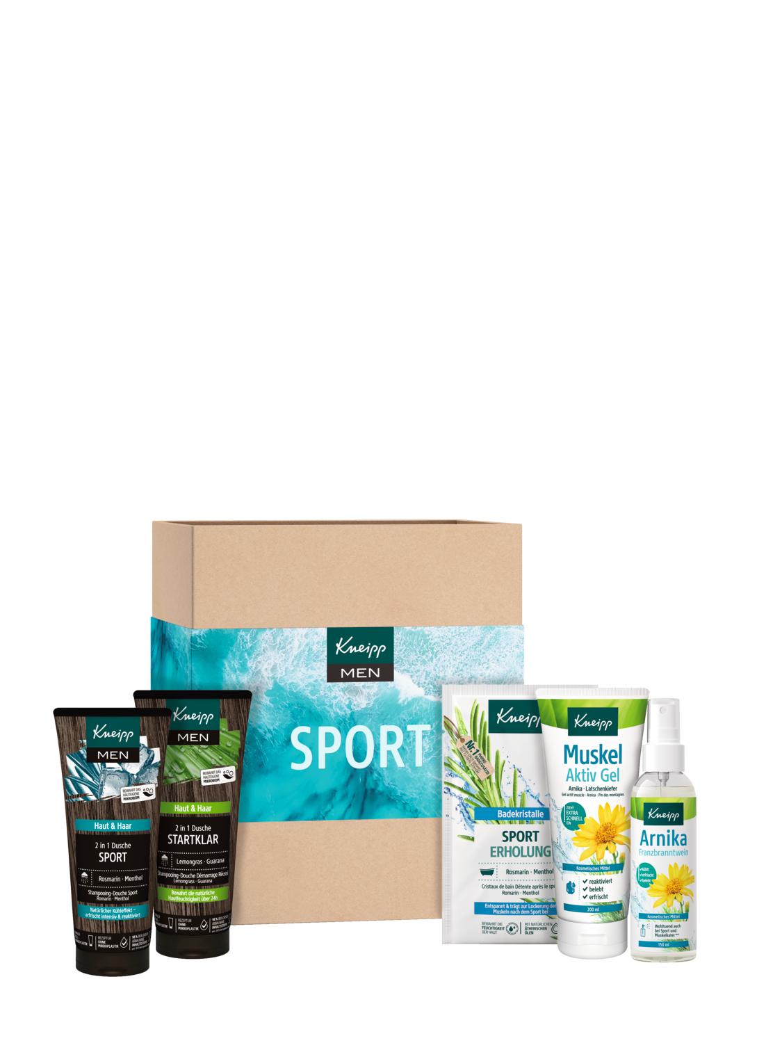 Geschenkbox MEN Sport 5 Produkte Kneipp