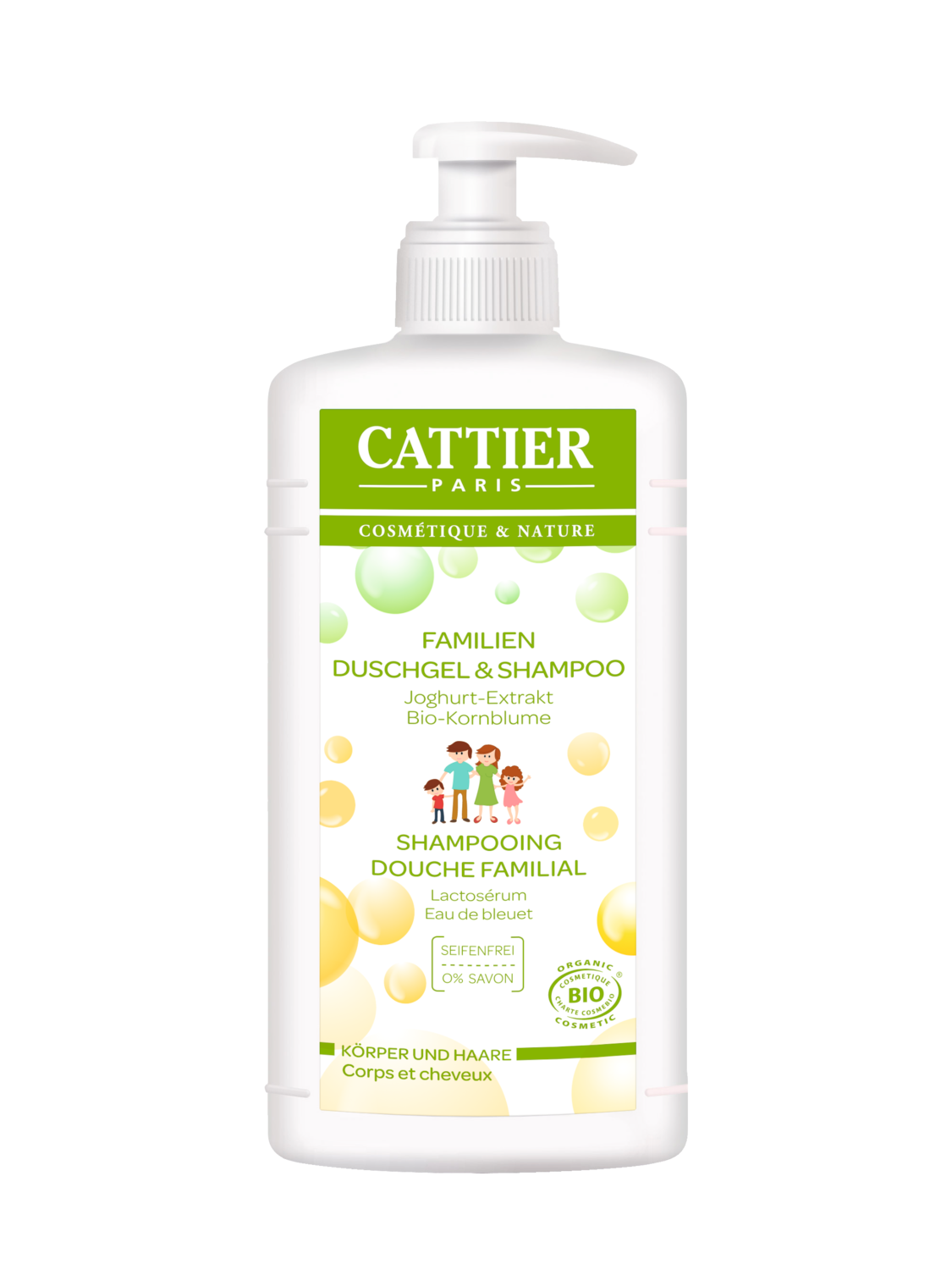 Cattier Familien Duschgel & Shampoo Grapefruit