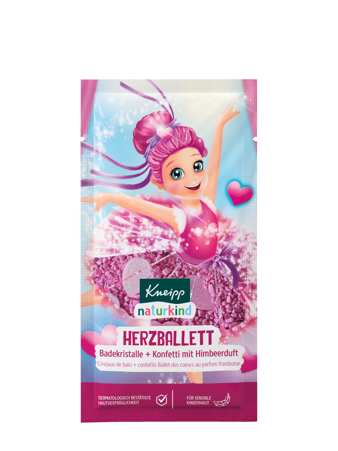 Naturkind Badekristalle + Konfetti Herzballett